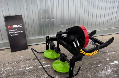 Роторная косилка для минитрактора на переднюю навеску